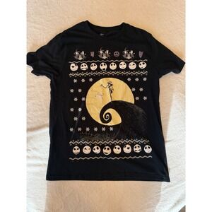 The Nightmare Before‎ Christmas T-Shirt Large Tim Burton Disney Skellington